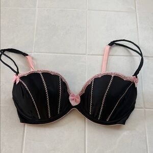 Victoria's Secret Sexy Little Things Black and Pink push up bra